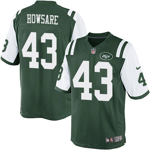 Youth Limited Julian Howsare Nike Jersey Green Home - #43 NFL New York Jets